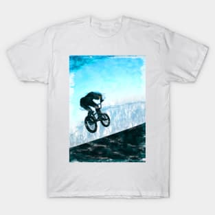 Minimal BMX Silhouette. For BMX lovers. T-Shirt